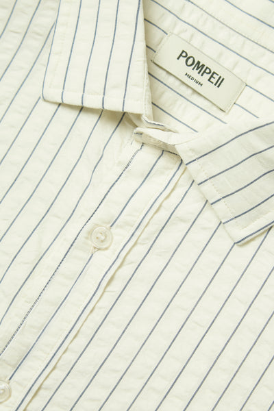 RETRO SEERSUCKER STRIPES SHIRT