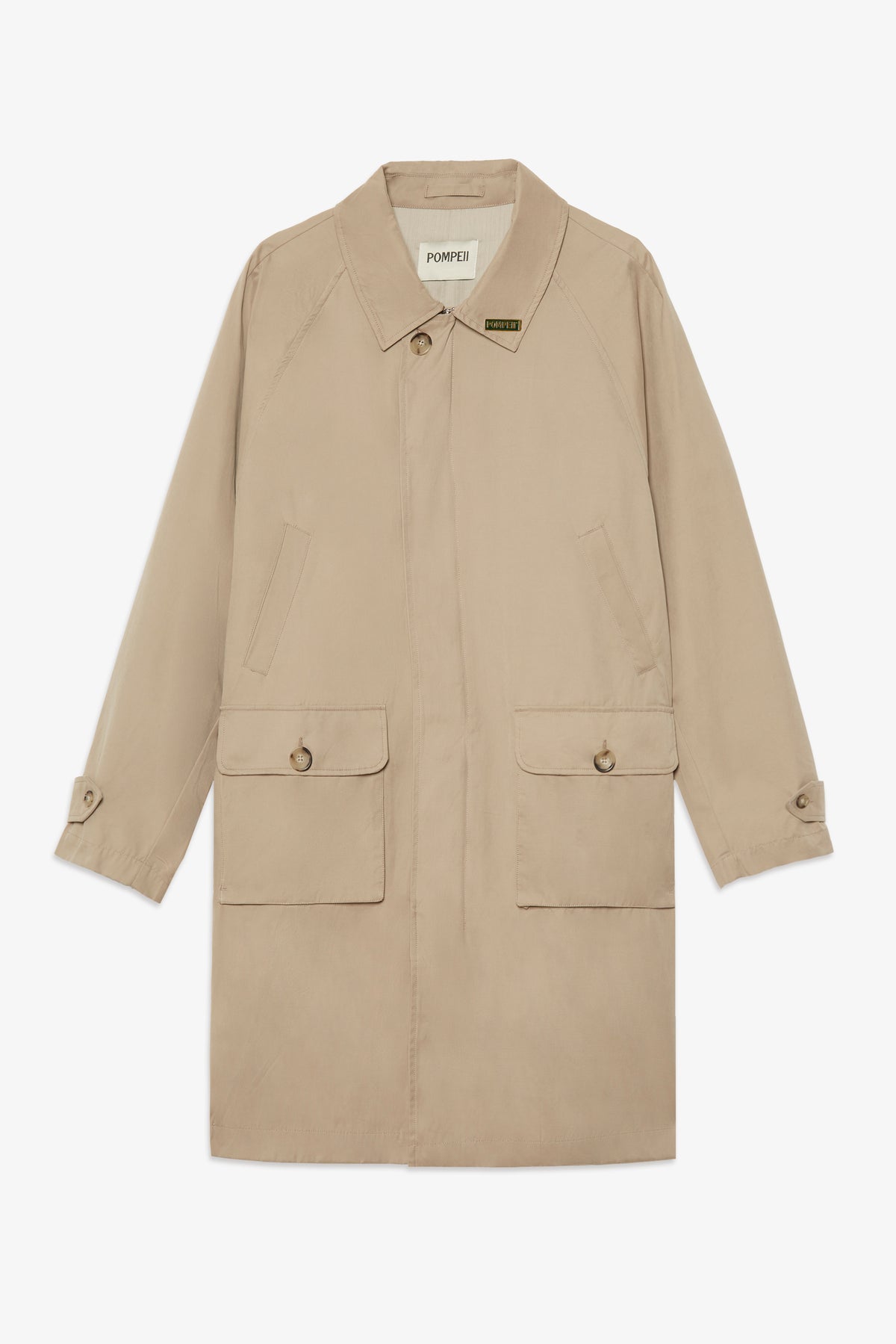 SAND COTTON MAC COAT