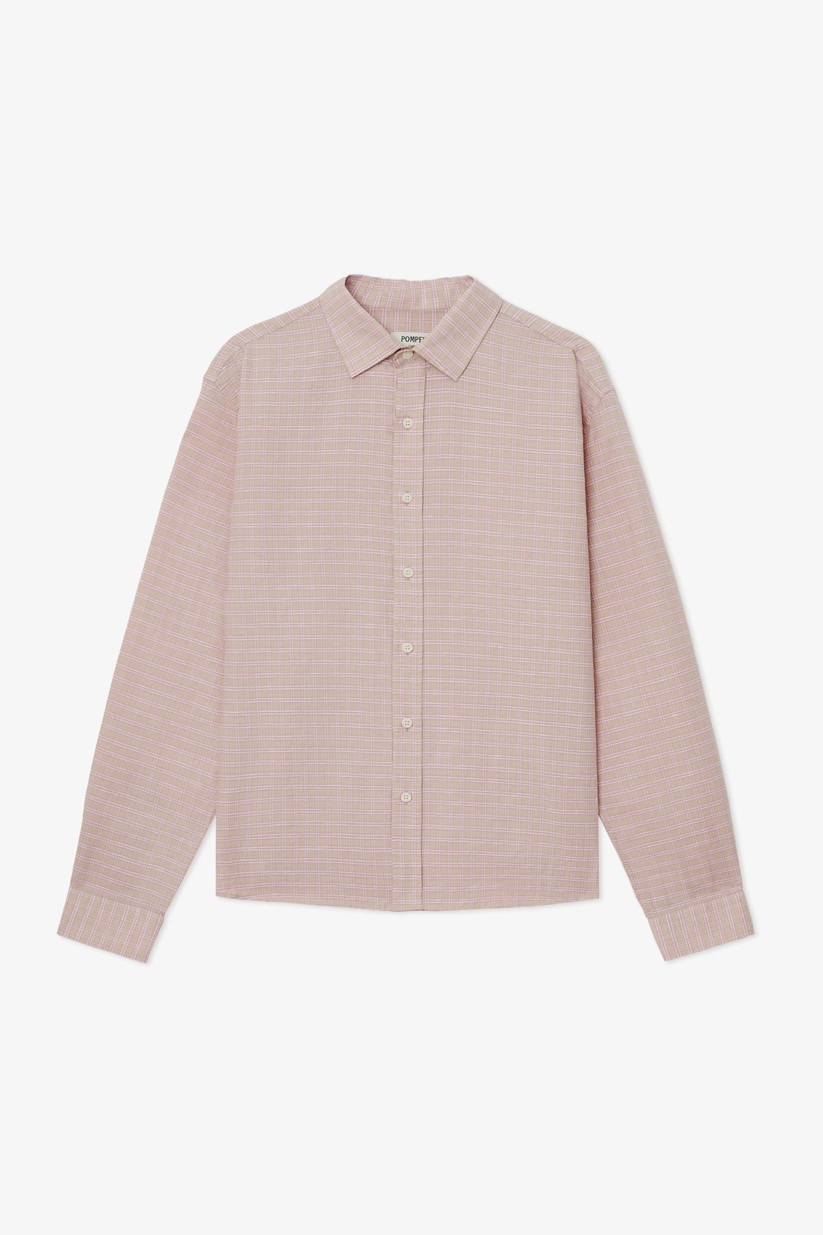 CAMISA RELAXED ROSA MICRO CUADROS