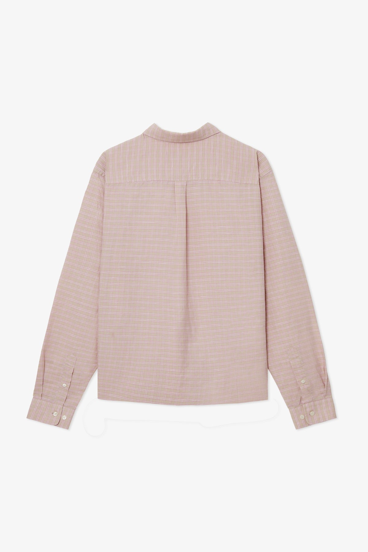 CAMISA RELAXED ROSA MICRO CUADROS