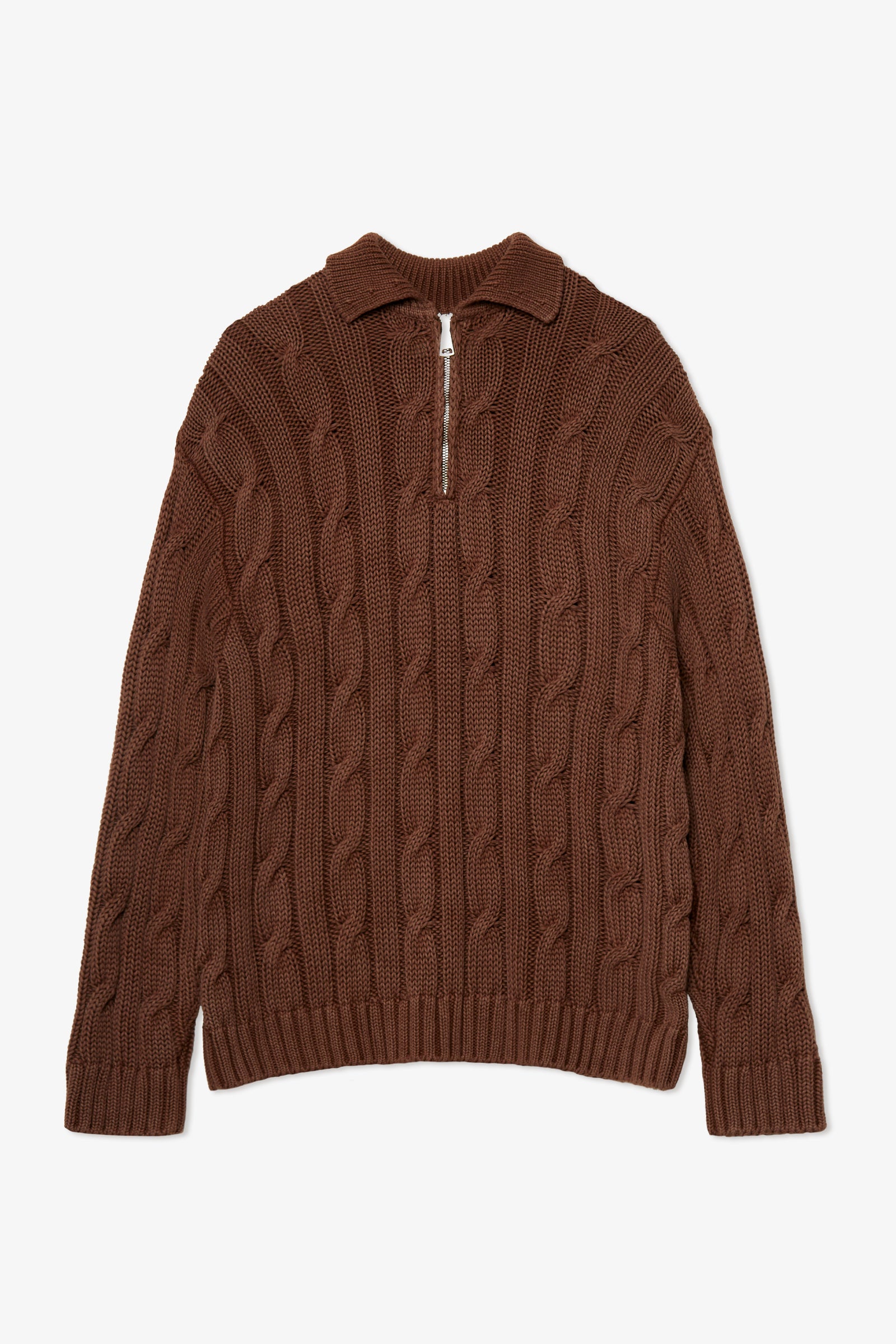 THE ART OF LIVING BROWN KNIT