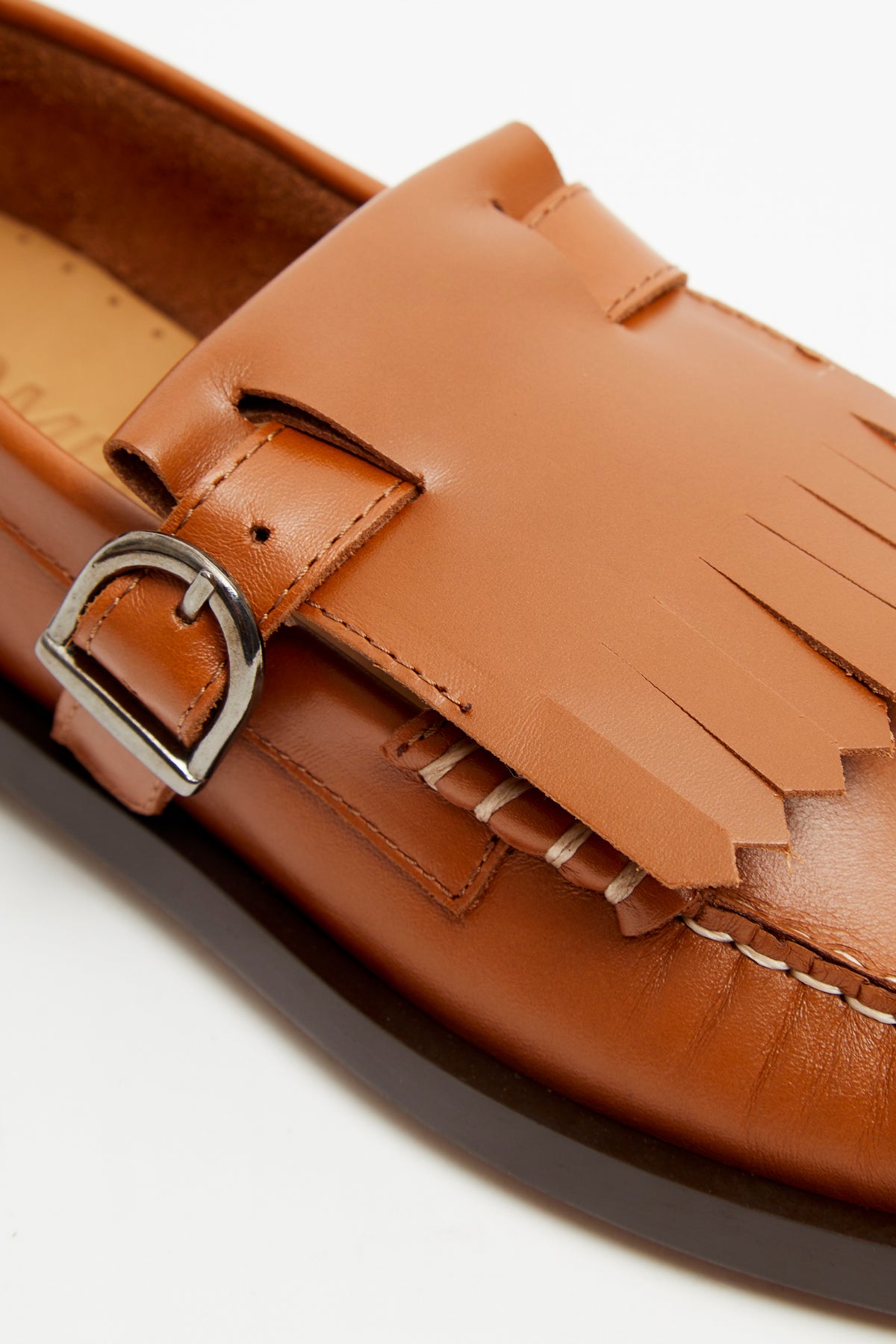VEGA T - BAR LEATHER CARAMEL