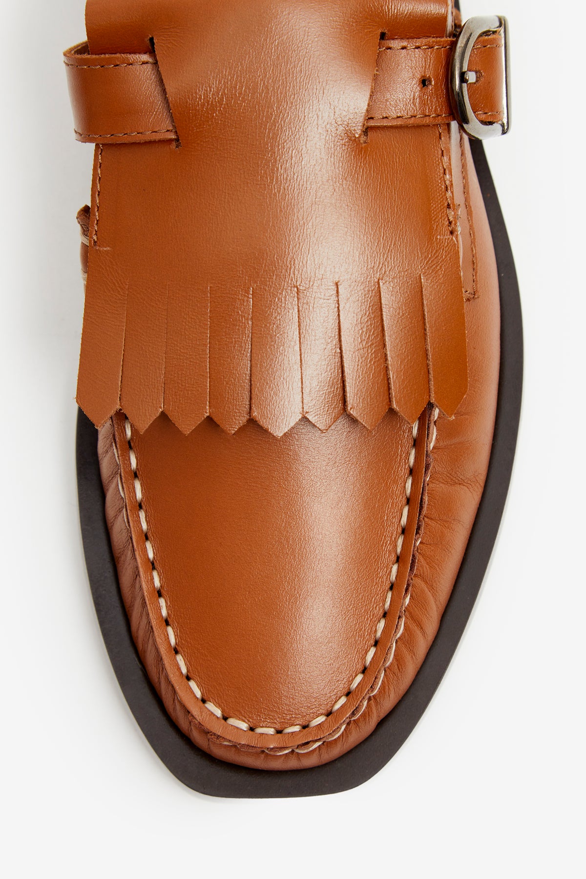 VEGA T - BAR LEATHER CARAMEL