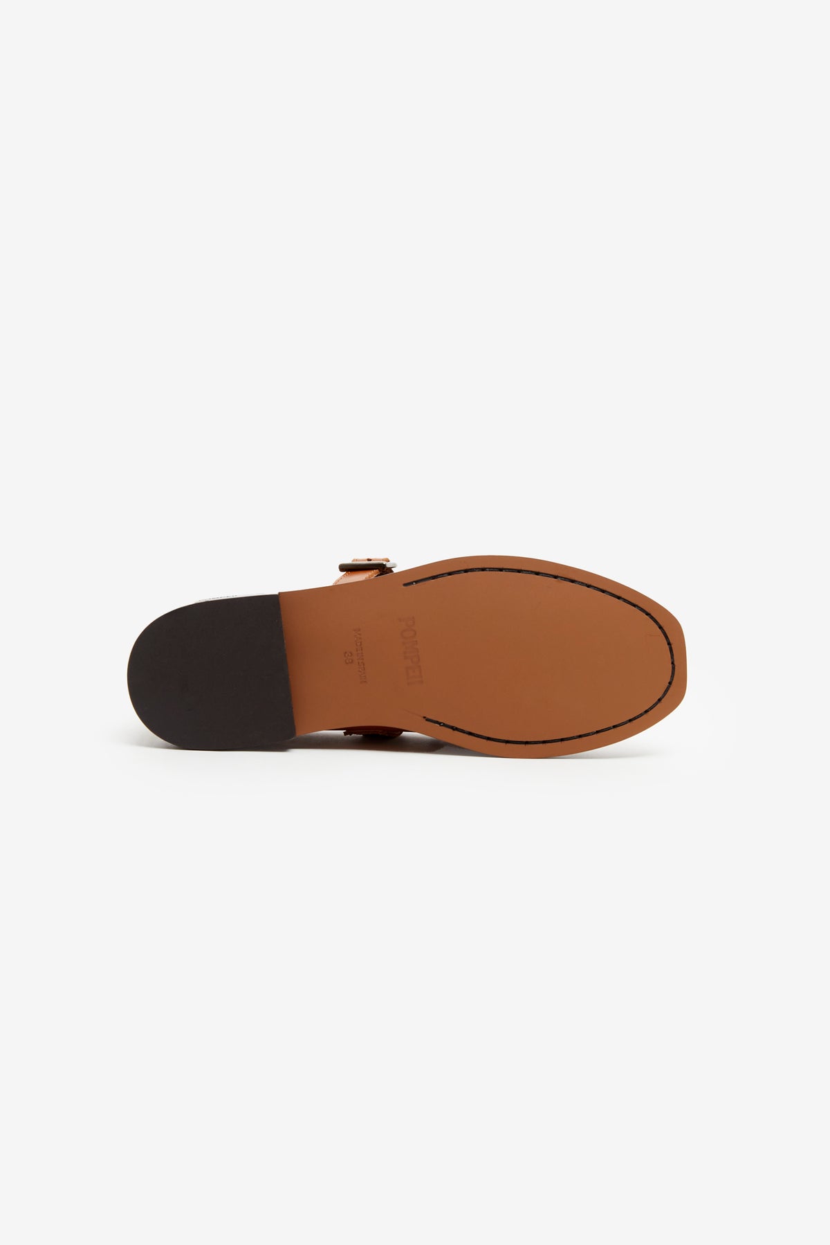 VEGA T - BAR LEATHER CARAMEL