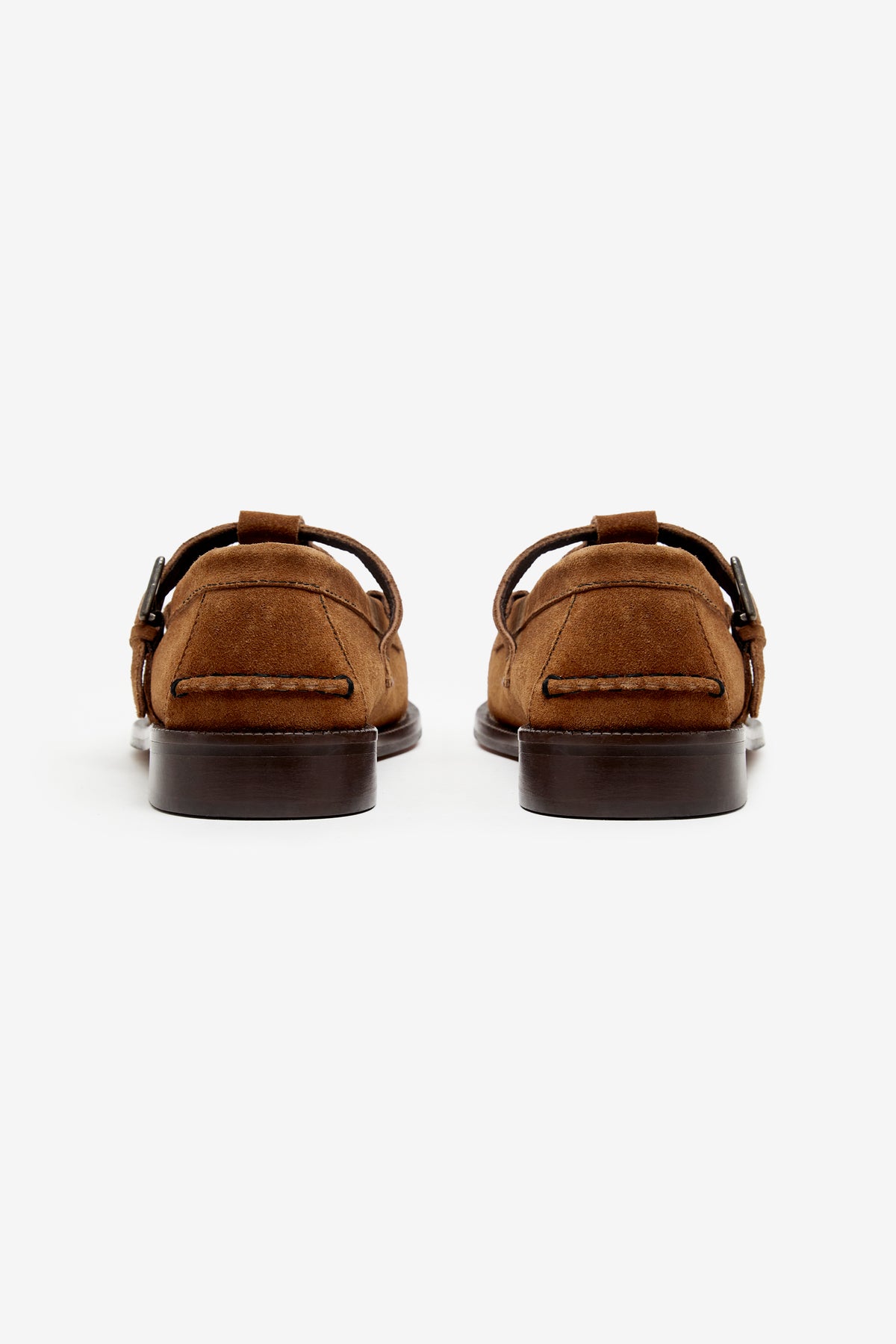 VEGA T BAR  SUEDE CHESTNUT