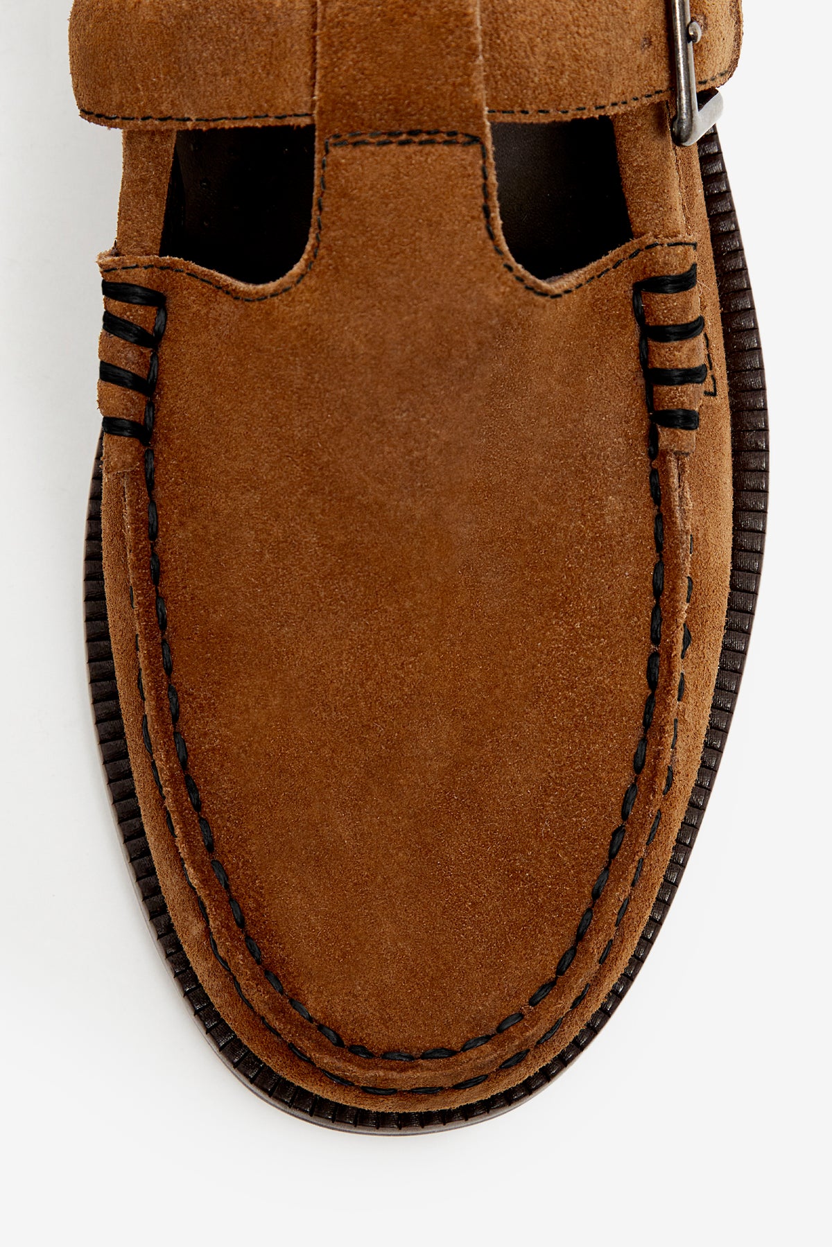 VEGA T BAR  SUEDE CHESTNUT