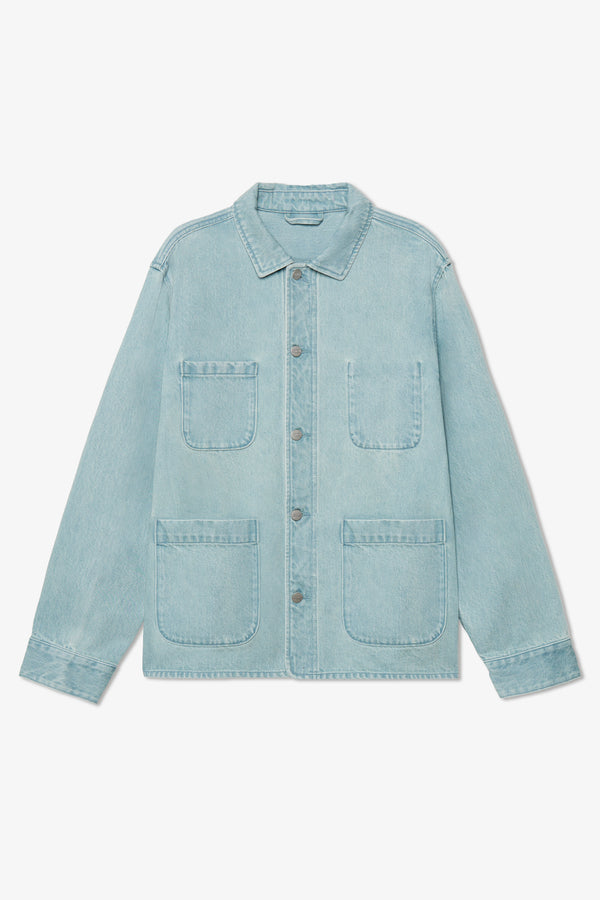 VINTAGE INDIGO DENIM CHORE JACKET