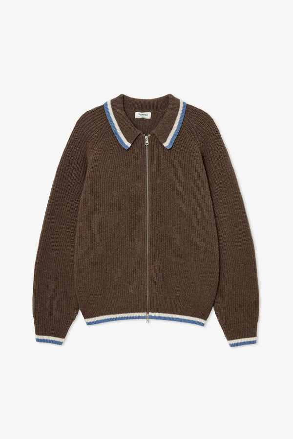 CEDAR ZIPPER SWEATER