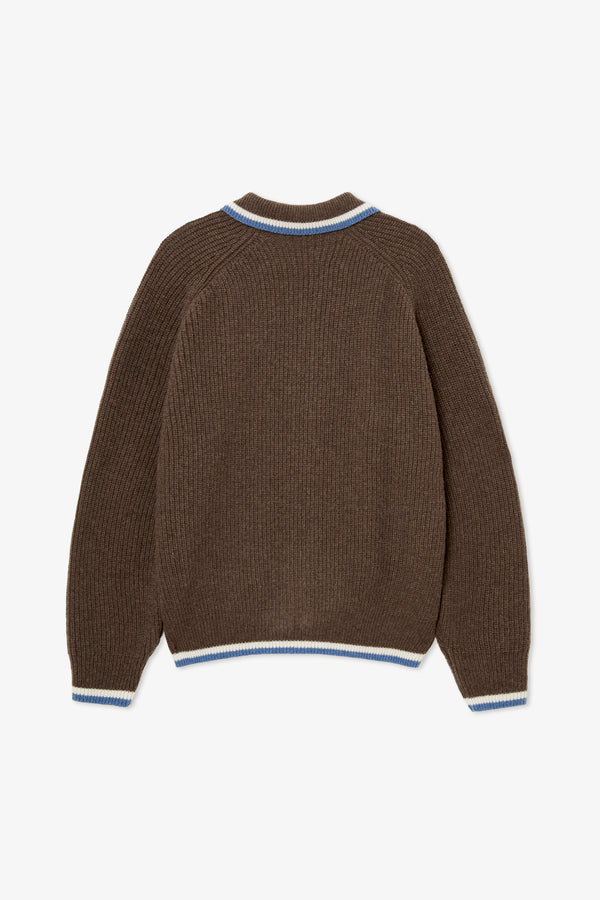 CEDAR ZIPPER SWEATER