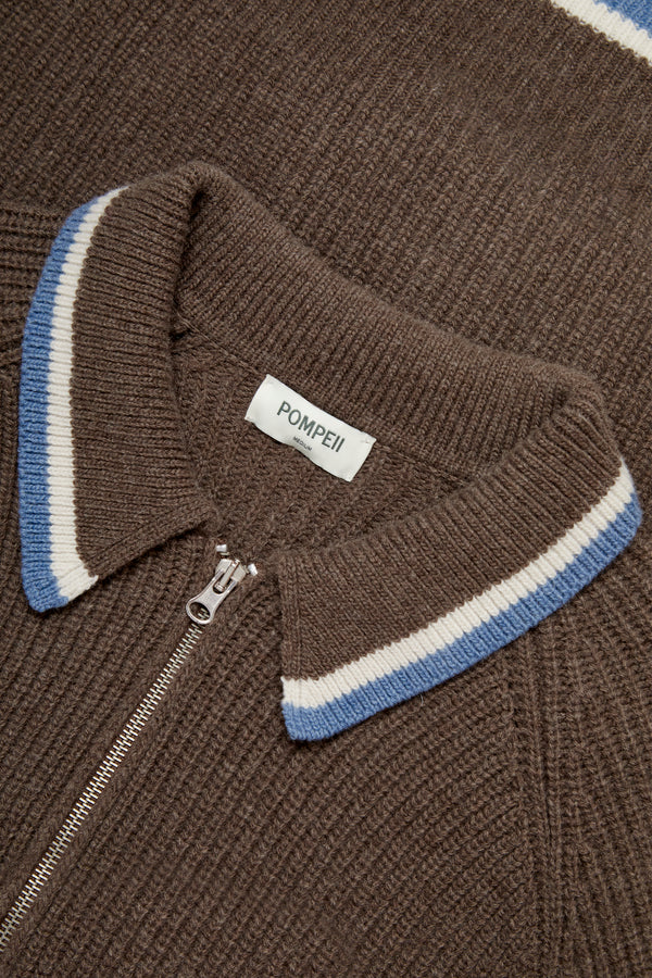 CEDAR ZIPPER SWEATER