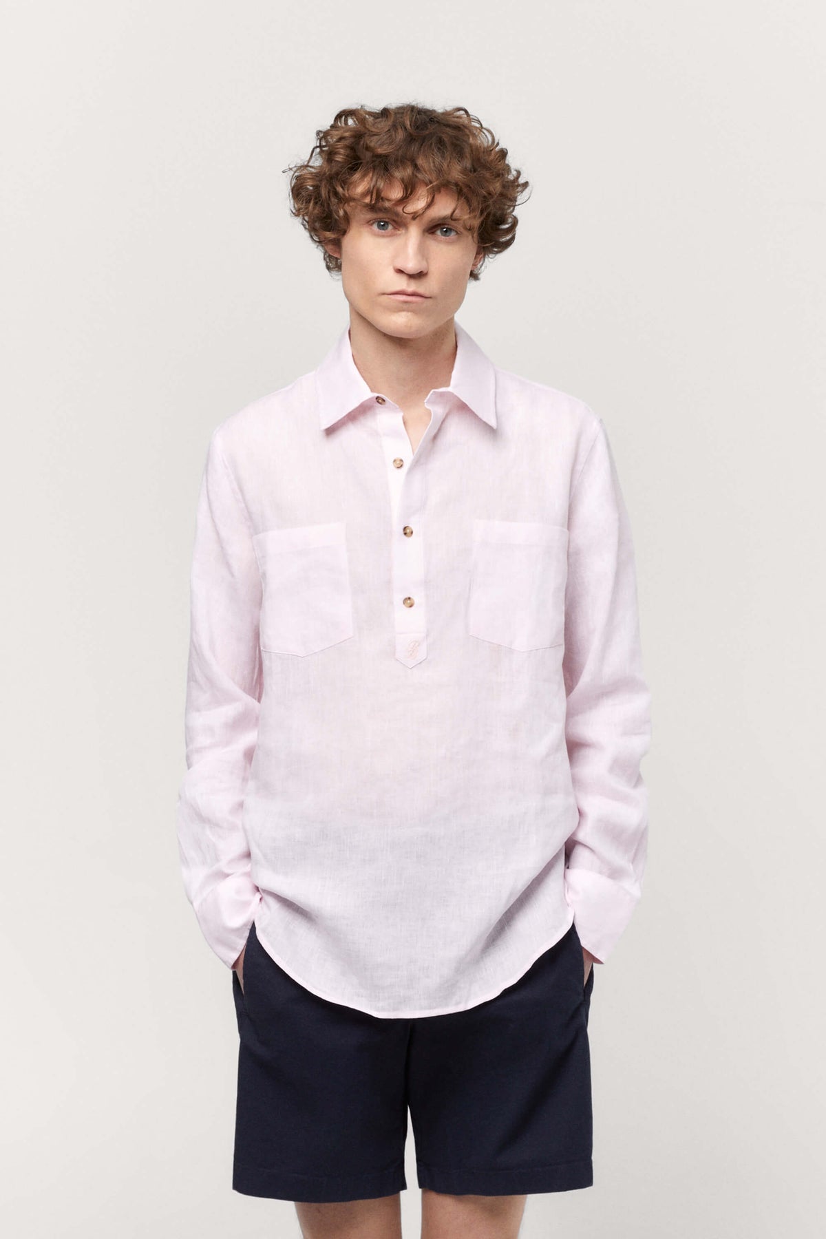 ASTRO LINEN POLO SHIRT