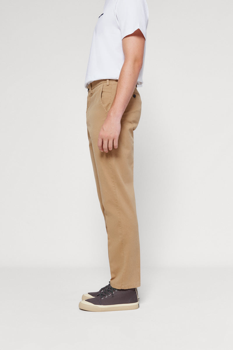 TAUPE REGULAR FIT TROUSER