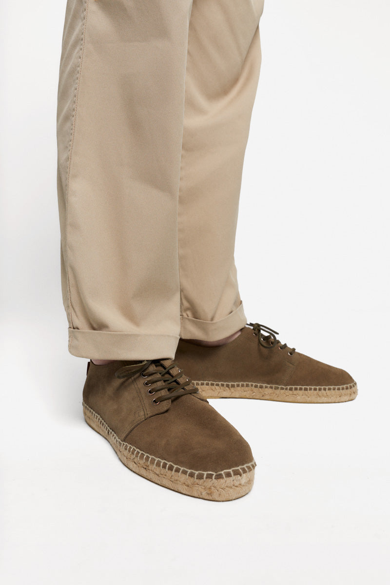 HIGBY JUTE SUEDE KHAKI