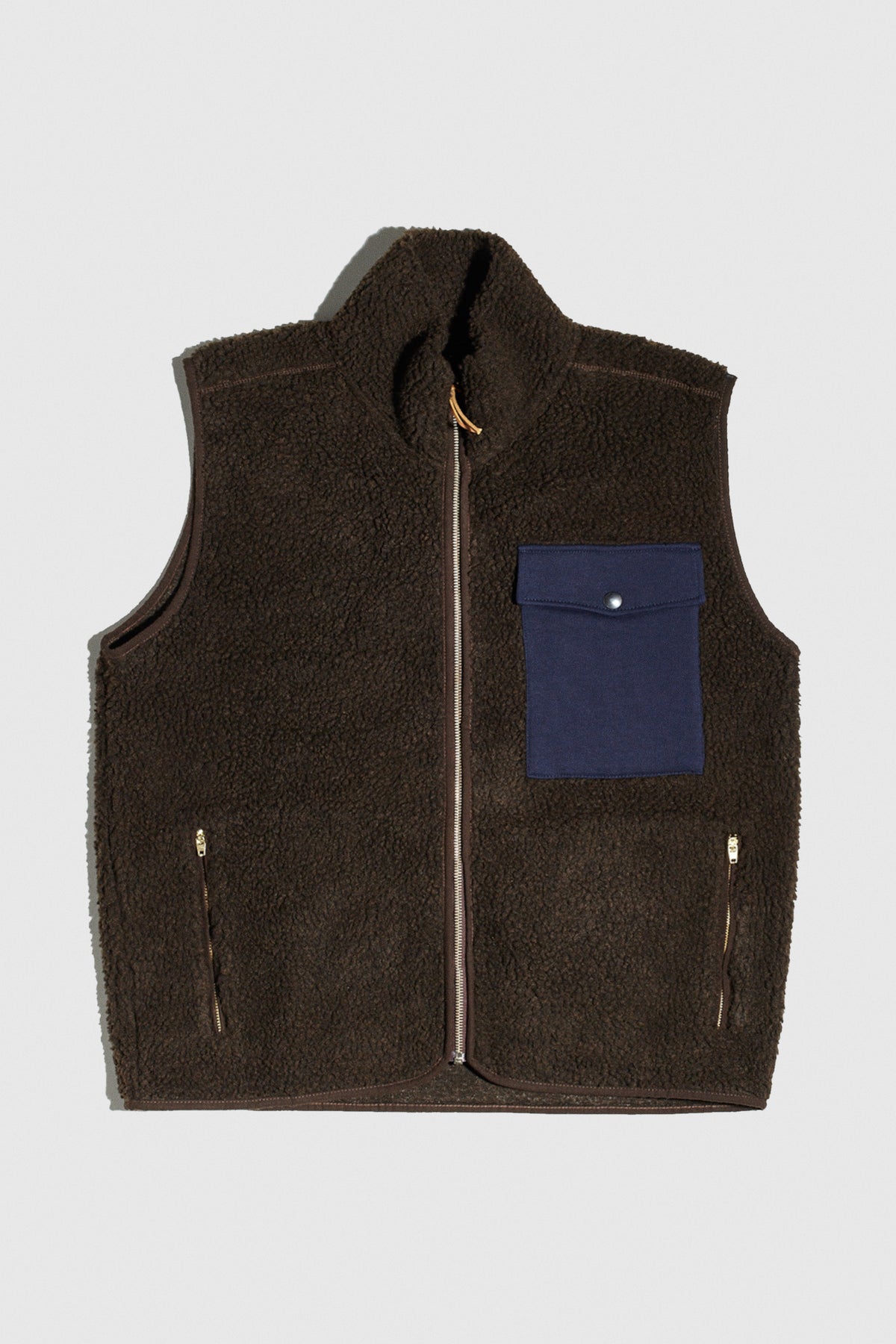 LE GILET MARRON