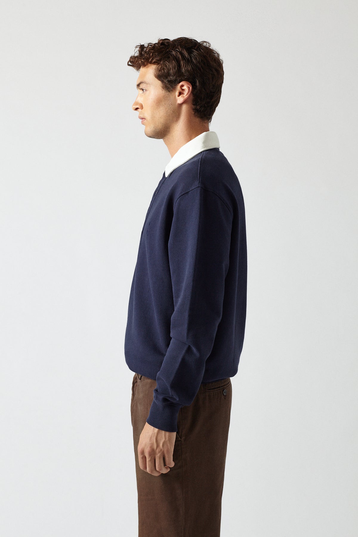 LE POLO NAVY SWEAT