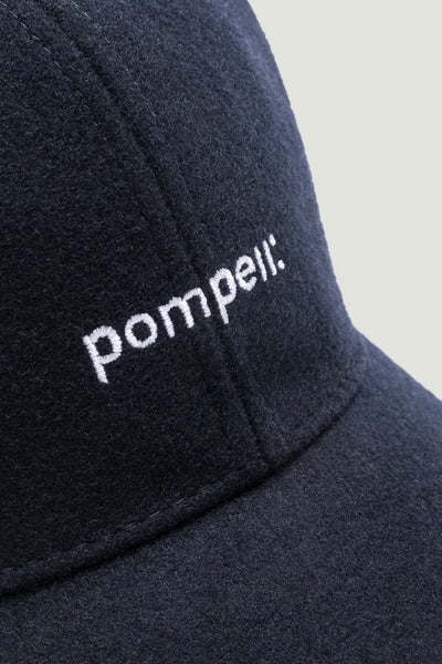 THE POMPEII: NAVY WOOL CAP